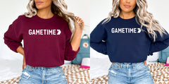 Gametime Custom Logo Adult Unisex Crewneck Hoodies and Sweatshirts