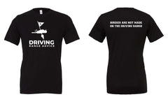 Driving Range Advice Custom Front and Back Unisex Crewneck Shirt 100% Cotton Shirts