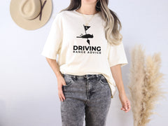 Driving Range Advice Custom Front and Back Unisex Crewneck Shirt 100% Cotton Shirts