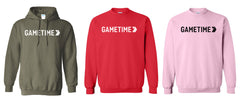 Gametime Custom Logo Adult Unisex Crewneck Hoodies and Sweatshirts