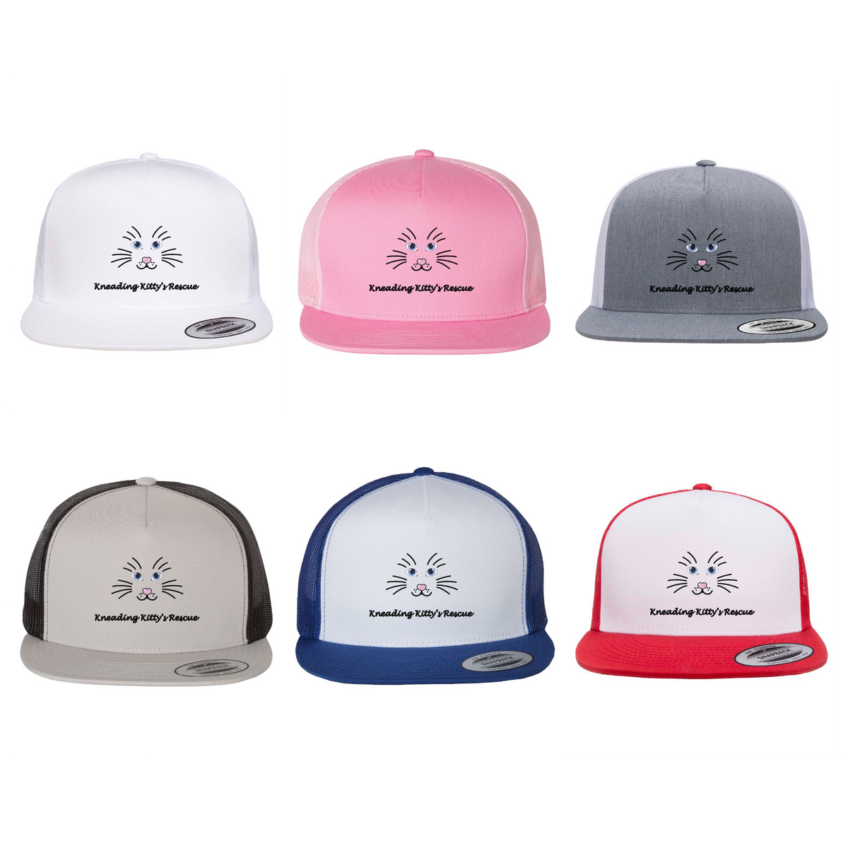 Kneading Kitty's Rescue Five-Panel Classic Trucker Cap