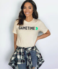 Gametime Custom Logo Adult Unisex Crewneck T-Shirts