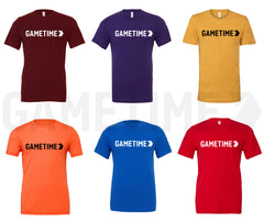 Gametime Custom Logo Adult Unisex Crewneck T-Shirts