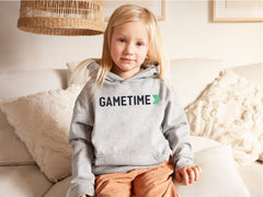 Gametime Custom Logo Youth and Toddler Unisex Crewneck Hoodies and Sweatshirts