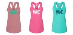 Make Wellness Women's Racerback Tank Top
