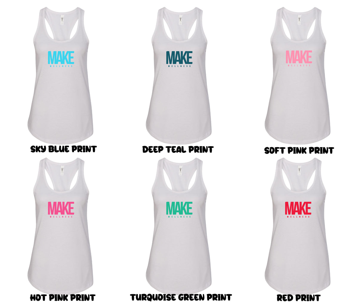 Make Wellness Women's Racerback Tank Top