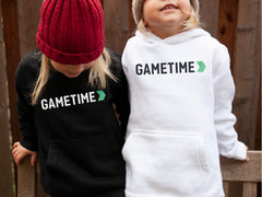 Gametime Custom Logo Youth and Toddler Unisex Crewneck Hoodies and Sweatshirts