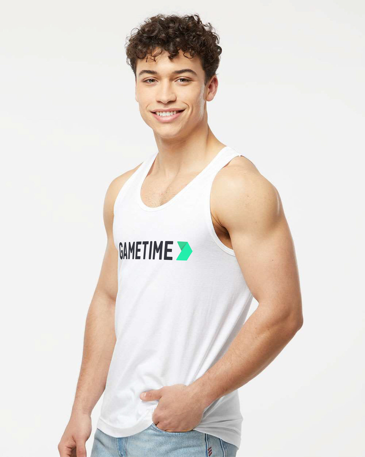 Gametime Men's Fine Jersey Tank Top