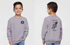 National Police Dog Foundation Custom Logo Youth and Toddler Unisex Crewneck Hoodies and Sweatshirts