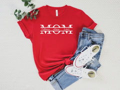 Custom Mom Shirt, Mom Kids Names Shirt, Cute Mama Tshirt, Mom Life Shirt, Mothers Day Gift, Personalized Mom Shirts, Daughter Gift For Mom