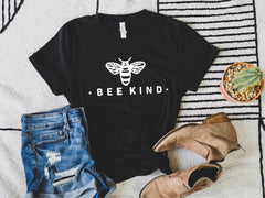 Bee Kind T-Shirt, Bee Shirt, Kindness Tee, Cute Bee Shirt, Kindness Matters Shirt, Be Nice, Gift for Her, Nature Shirt, Bella Canvas