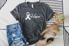 Cancer Hope, Cancer Ribbon Shirt, Cancer Awareness Month, Cancer Fighter, Breast Cancer, Brain Cancer, Cancer Fighter, Cancer Patient Gift