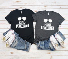 Ring Security Shirt, Ring Bearer Gift, Ring Security, Ring Bearer T-shirt, Boys Wedding T-Shirt, Security Parents Shirt, Couple Shirts