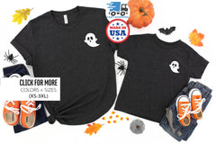 Halloween Shirt, Halloween Tshirt, Kids Halloween Shirts, Halloween Ghost Shirt, Halloween Party Shirt, Pocket Ghost Shirt, Cute Ghost Shirt