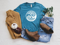 Tree of Life Shirt, Spiritual Shirt, Yin Yang Shirt, Ying Yang Tree Shirt, Ying Yang Sign, Ying Yang Shirt Women, Buddhist Shirt, BonsaiTree