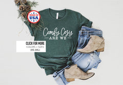 Comfy & Cozy Are We, Christmas Shirt, Mom Gift, Women's Christmas Shirt, Family Christmas Shirts, Fun Christmas Shirts, Christmas Gift
