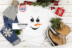 Snowman Shirt, Christmas Shirt for Women, Christmas Kids Shirt, Snowman Toddler Shirt, Family Christmas Shirts, Christmas Shirts Custom