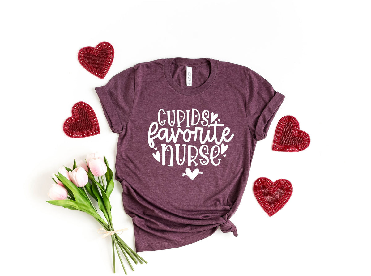 Cupids Favorite Nurse Valentine Nurse Shirt Gift For Her Valentine Nurse Crew Shirts Nurse Valentine Shirt Valentine Gift  Nurse NICU Nurse