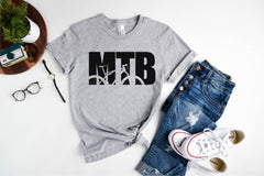MTB Tshirt, Mountain Bike Shirt, Bike Riding Gifts, Biking Lover Shirt, Bikers Tshirt, Biker Clothing, Adventure Shirt, Mountain Biker Gifts