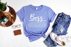 Boss Definition Shirt, Religious Mom Shirt, Gift For Boss, Mother's Day Shirt, Pray Shirts, Christian Shirts For Mother, Mom Birthday Gift
