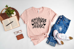 Working Nine to Wine Shirt, Wine T-Shirt, Workaholic Tee, Wine Lover Shirt, Gift for Her, Funny Wine Shirt, Women Tee