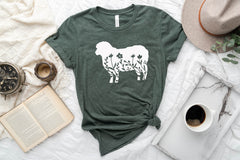 Sheep Shirt, Sheep Gift Shirt, Sheep T-Shirts, Sheep Lover, Sheep Kids Shirts, Sheep Tops, Girls Shirt, Farm Sheep Shirt, Sheep Gift for Her