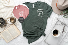 Dentist Shirt, Custom Dentist Shirt, Dental Assistant Tshirt, Dentist Gift Shirt, Dental Group Shirt, Dentist Hygienist Shirts
