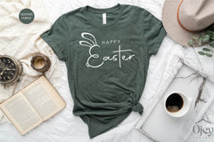 Easter shirt, Happy Easter Shirt, Easter Bunny Graphic Tee, Easter Shirts for Women, Lady Easter Bunny shirt, Rabbit Shirt, Pascual Tee, Tee