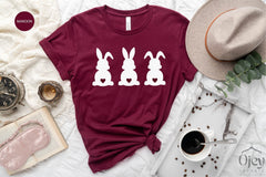 Bunny Shirts for Easter, Hip Hop Easter Shirts, Easter Toddler Shirts, Easter Gift Shirts, Baby Bunny Shirt for Babies, Easter Bunny Outfits
