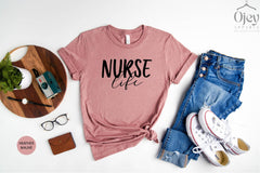 Nurse Life Shirt, Nurse Shirt for Nurse Week, Nursing Student Gift Tee, Nurse T-Shirts, School Nurse Gift, Nurse Grad Gift Shirts