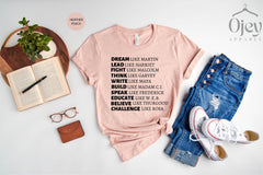 Black History Month Shirt, Dream Like Martin, Civil Rights Shirt, No Human Is Illegal Shirt, Black Lives Matter Tee, Love is Love T-Shirt