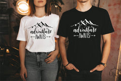 Adventure Awaits Shirt, Explore More Shirt, Hiking Mountain  Shirt, Nature Camping Shirt, Camping Trip Shirt, Hiking Family  Shirts