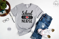 School Nurse Shirt, CUSTOM Nurse Shirt, Gift for Nurse, School Nurse Tee, Nursing Grad Gift, Personalized Gifts, Nursing Student Shirt, Gift