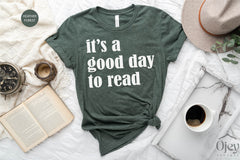 It's A Good Day To Read Shirt, Teacher Shirt, Teacher Shirt for Women, Teacher Shirt Gift, Teacher Appreciation Gift, English Teacher Shirt