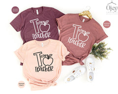 Teacher Shirts, T is for Teacher, Teacher Gift Shirt, Teacher Appreciation Gift, Teacher Shirt for Women, Teacher Tee, Teacher Appreciation