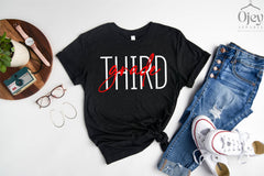 Third Grade Teacher Shirt, 3rd Grade Shirts, Grade School Shirt, Third Grade Squad Shirt, Teacher Appreciation, Teacher Shirt Gift