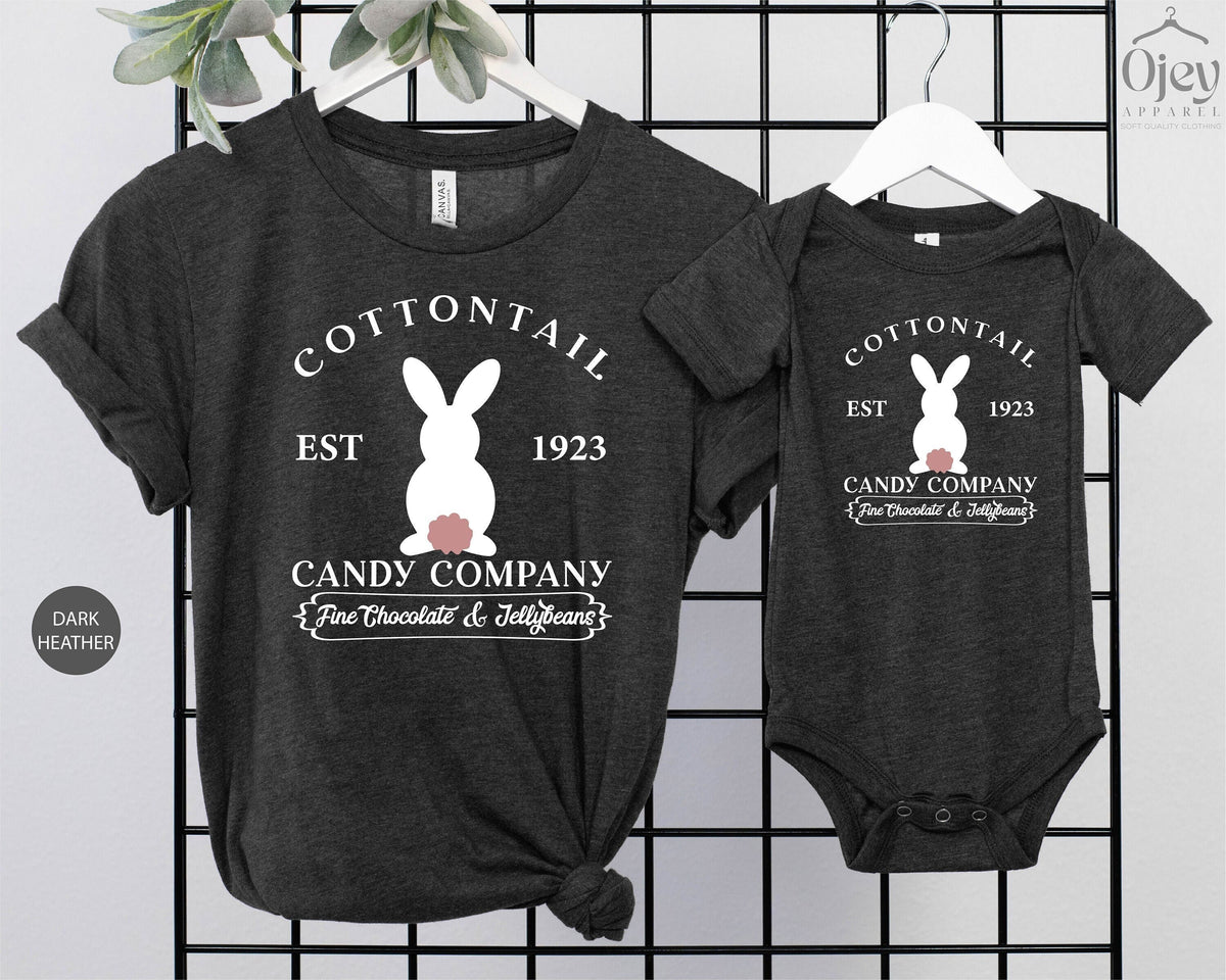 Bunny Shirts for Easter, Cottontail Easter Shirt, Easter Family Shirts, Easter Gift Shirt,  Cute Bunny Shirt, Easter Bunny Bodysuit