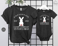Bunny Shirts for Easter, Cottontail Easter Shirt, Easter Family Shirts, Easter Gift Shirt,  Cute Bunny Shirt, Easter Bunny Bodysuit