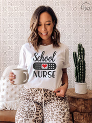 School Nurse Shirt, CUSTOM Nurse Shirt, Gift for Nurse, School Nurse Tee, Nursing Grad Gift, Personalized Gifts, Nursing Student Shirt, Gift