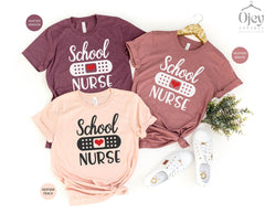 School Nurse Shirt, CUSTOM Nurse Shirt, Gift for Nurse, School Nurse Tee, Nursing Grad Gift, Personalized Gifts, Nursing Student Shirt, Gift