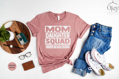 Mom Daughter Squad Unbreakable Bond Shirt, Matching Family Shirts, Mothers Day Gift, Mama Girl Shirt, Mom And Daughter Shirts, Gift For Mom