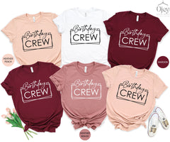 Birthday Crew Shirts, Birthday Girl Outfit, Birthday Group Shirts, Birthday Party, Matching Birthday Shirts, Birthday Squad, Birthday Gift