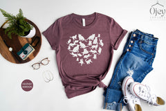Custom Cat Shirt, Cat Heart Shirt, Cute Cat Shirt, Gift for Cat Mom, Cat Mom Shirt, Cat Shirt for Women, Cat Lover Shirt, Animal Lover Shirt