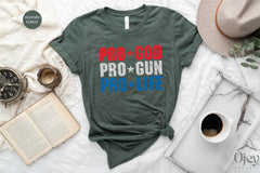 Pro God Shirt, Pro Gun, Pro Life Shirt, Pro Life, Conservative Tshirt, Life Matters Shirt, Protect Lives Protect Community, Christian TShirt