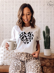 Custom Cat Shirt, Cat Heart Shirt, Cute Cat Shirt, Gift for Cat Mom, Cat Mom Shirt, Cat Shirt for Women, Cat Lover Shirt, Animal Lover Shirt