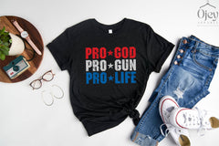 Pro God Shirt, Pro Gun, Pro Life Shirt, Pro Life, Conservative Tshirt, Life Matters Shirt, Protect Lives Protect Community, Christian TShirt