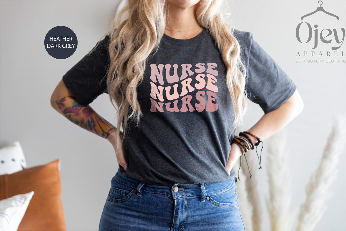 Groovy Nurse Shirt, Nurse Life Shirt,  Registered Nurse Shirt, Nurse Appreciation Gift,  Nurse School Graduation Gift, Nurse Student Shirts