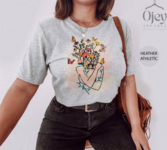 Woman Floral Shirt, Mental Health Matters Shirt, Be Kind to Your Mind Shirt, Mental Health Awareness Shirts, Mental Health Matters Gift,