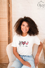 Flamingo Shirt for Women, Peace Love Flamingos T-shirt, Flamingo Lover Shirt, Pink Flamingo Tshirt, Flamingo Gift for Women, Flamingo Shirts