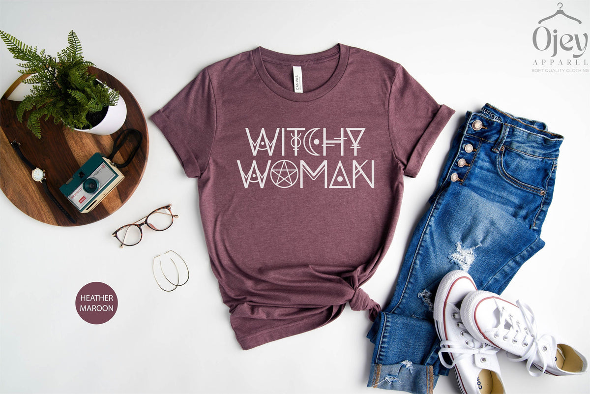 Witchy Woman Shirt, Women's Halloween Shirt, Witch Shirt, Funny Halloween Tshirt, Halloween Woman Shirt, Halloween Witch Shirt